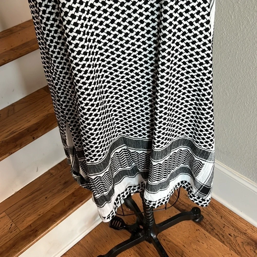 cecilie copenhagen 1005 Dress 1, O, Short Sleeves black and cream - Picture 6 of 16